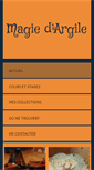 Mobile Screenshot of magiedargile.com